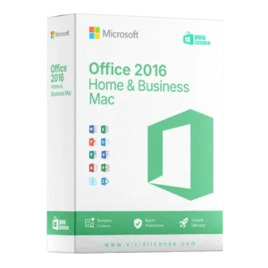 Microsoft Office 2016 Home and Business Mac Digital License – Word, Excel, PowerPoint, Outlook for Mac