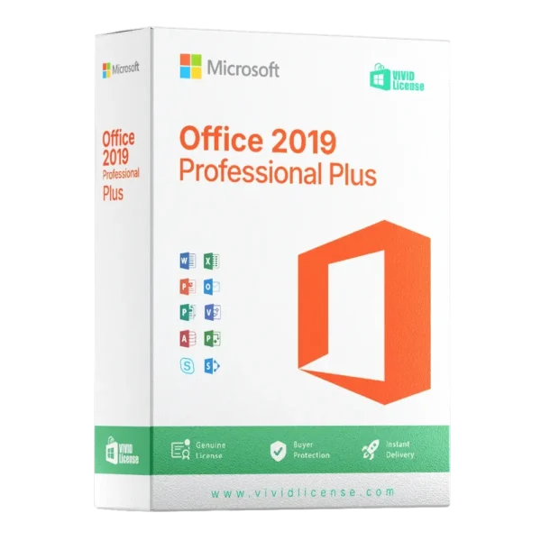 Microsoft Office 2019 Professional Plus digital license – Microsoft Office suite with Word, Excel, PowerPoint, Outlook, Access and more