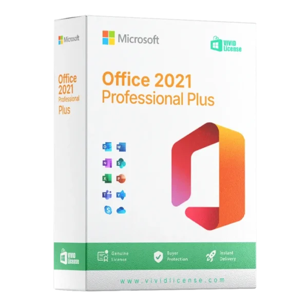 Microsoft Office 2021 Professional Plus digital license – Word, Excel, Outlook, PowerPoint, and full Microsoft Office suite