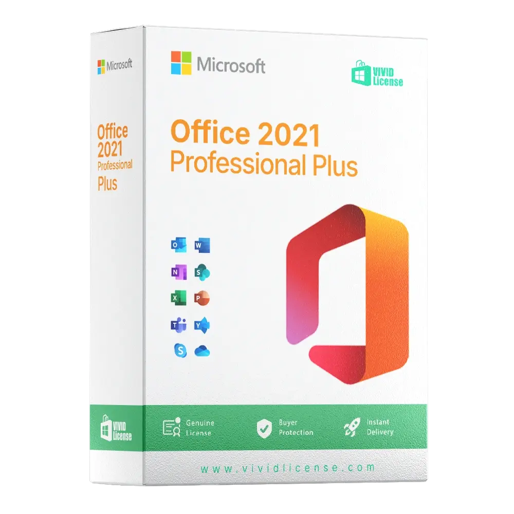 Microsoft Office 2021 Professional Plus digital license – Word, Excel, Outlook, PowerPoint, and full Microsoft Office suite