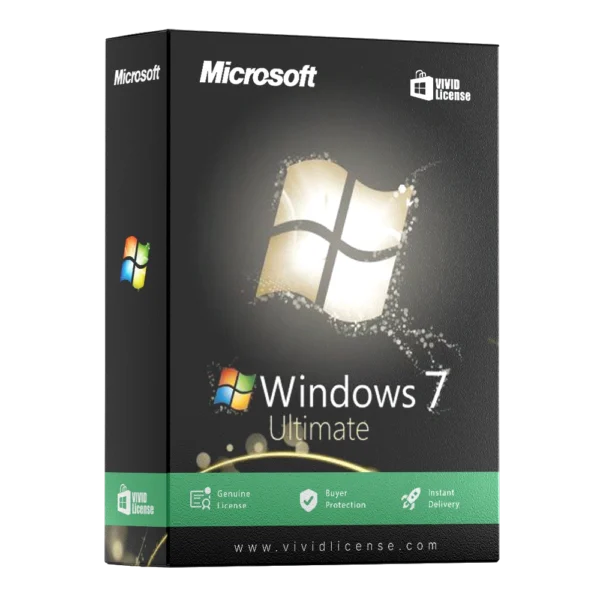 Windows 7 Ultimate License - Vivid License 2025