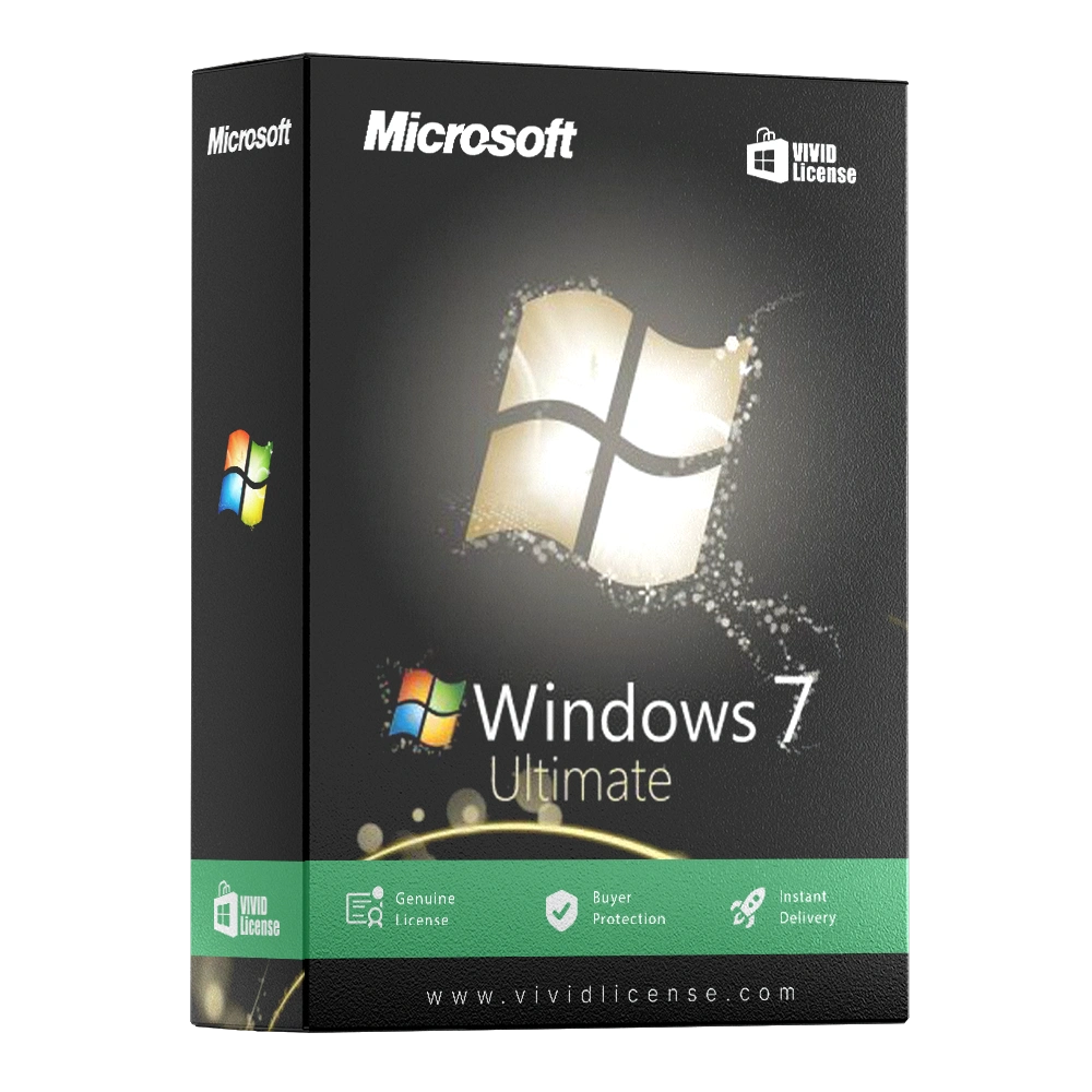 Windows 7 Ultimate License - Vivid License 2025