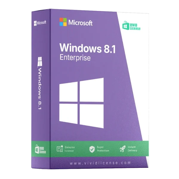 Windows 8.1 Enterprise License - Vivid License 2025