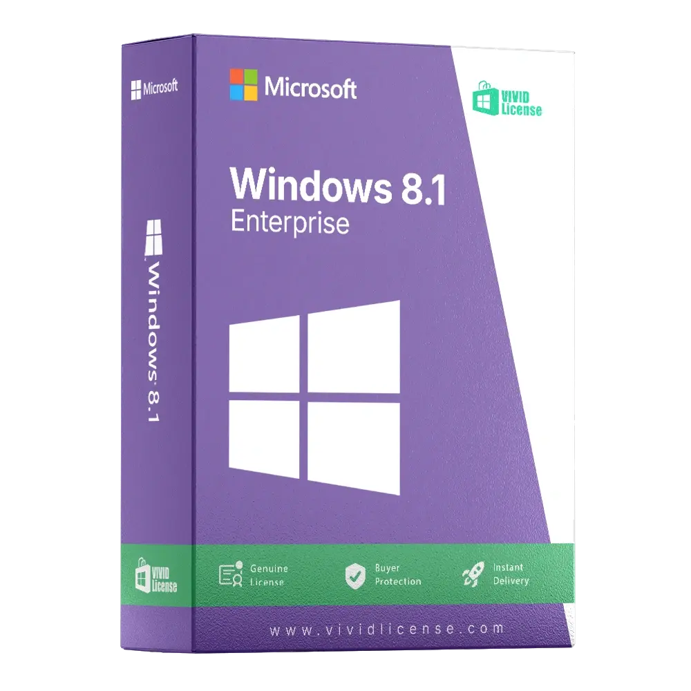 Windows 8.1 Enterprise License - Vivid License 2025