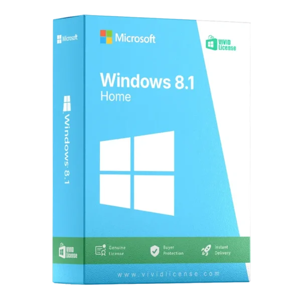 Windows 8.1 Home License - Vivid License 2025