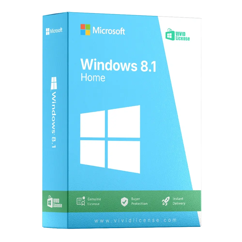 Windows 8.1 Home License - Vivid License 2025