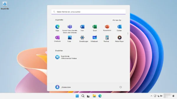 Windows 11 SE License desktop interface for schools and students.